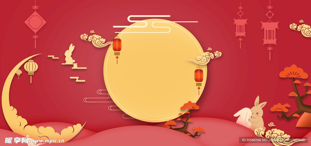 古风国潮意境复古海报背景素材