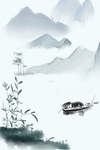 中国风水墨背景