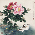 中式古典花鸟工笔画