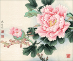 中式古典花鸟工笔画