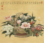 中式古典花鸟工笔画
