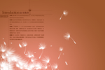 创意蒲公英气氛文案海报