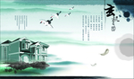 品质生活创意唯美古风宣传海报