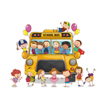 载满小孩校车