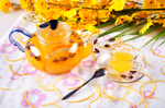 香橙玫瑰花茶
