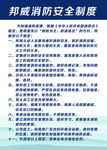 消防制度牌
