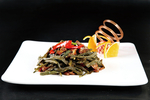 干豆角炒鸡胗