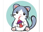 卡通 卡通动物 手绘动物 猫咪