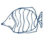 手绘海洋生物