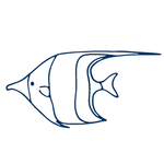 手绘海洋生物