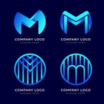 M字母l创意logo设计