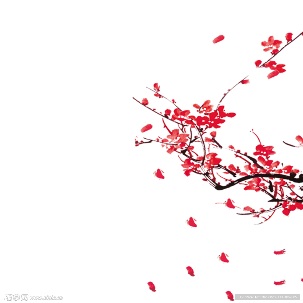 中国风水墨梅