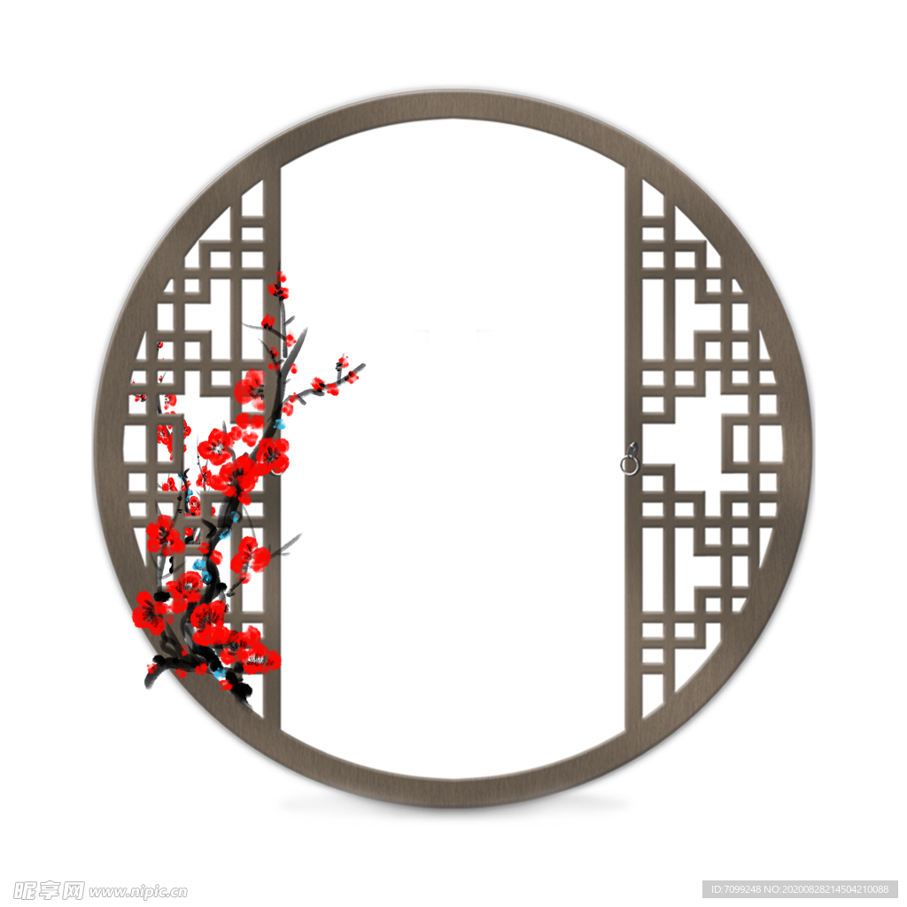 中国风水墨梅