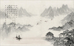 水墨山水风景画