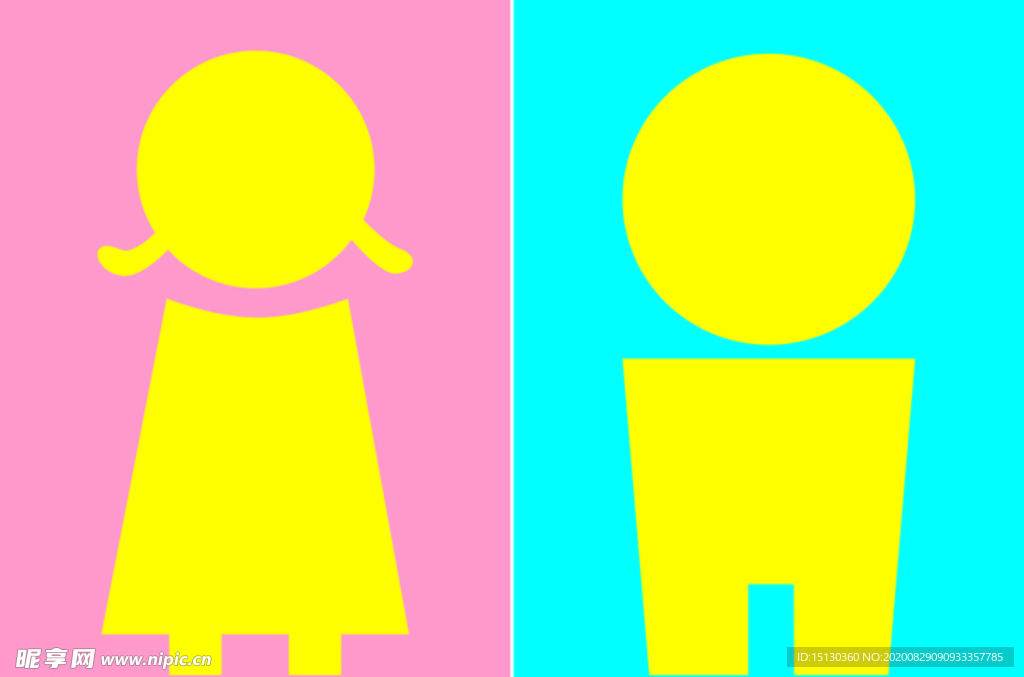 幼儿卫生间标识