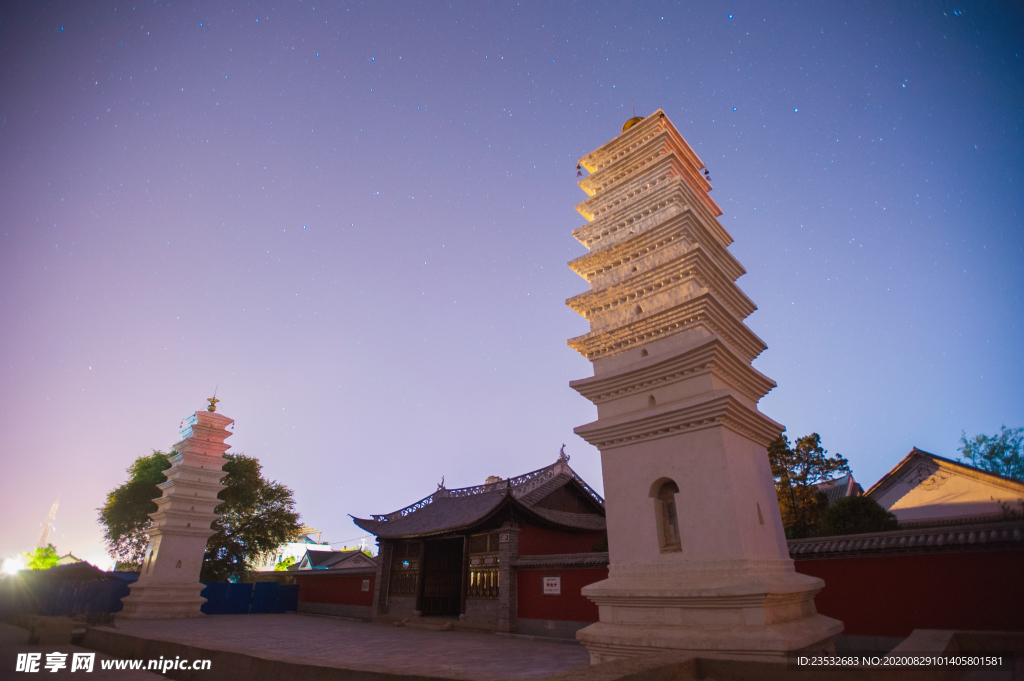 巍山古城等觉寺