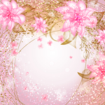 星空画百合花