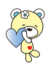 卡通画小熊