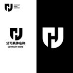 字母H盾牌logo