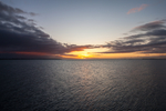 大海夕阳天空云彩风景