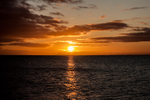 大海天空夕阳阳光风景