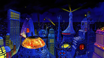 彩色动漫插画背景风景