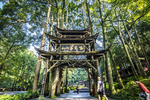 青城山 蓝天 白云 都江堰 青