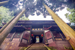 青城山 蓝天 白云 都江堰 青