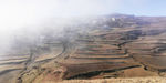 高山山村田野风景