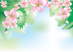 梅花玫瑰花花环装饰画壁画背景墙
