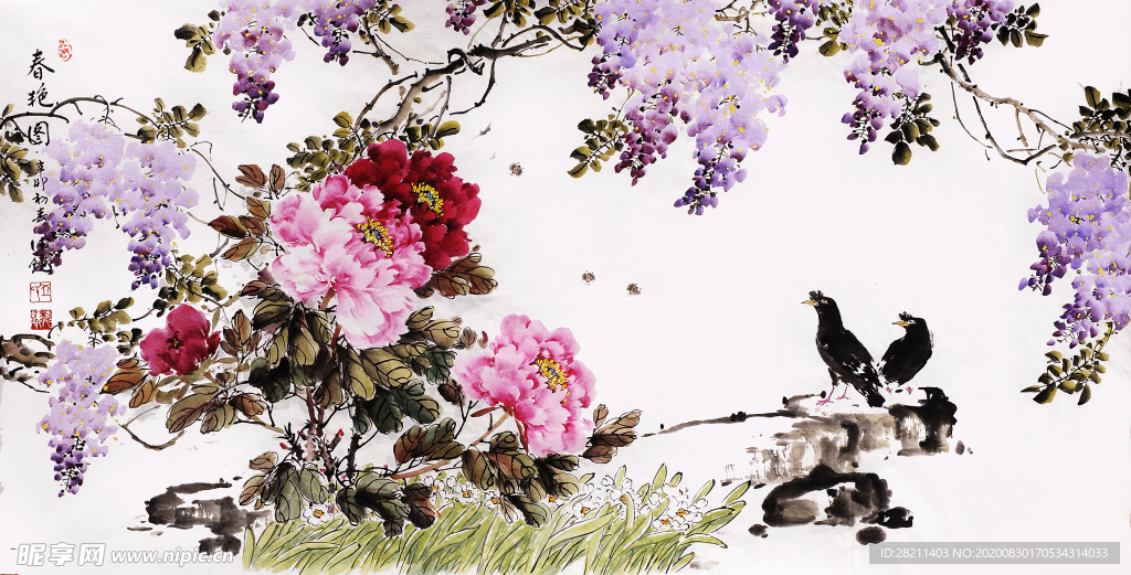 春艳图油画