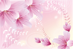 永恒浪漫浅粉色花朵