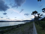 傍晚的海边