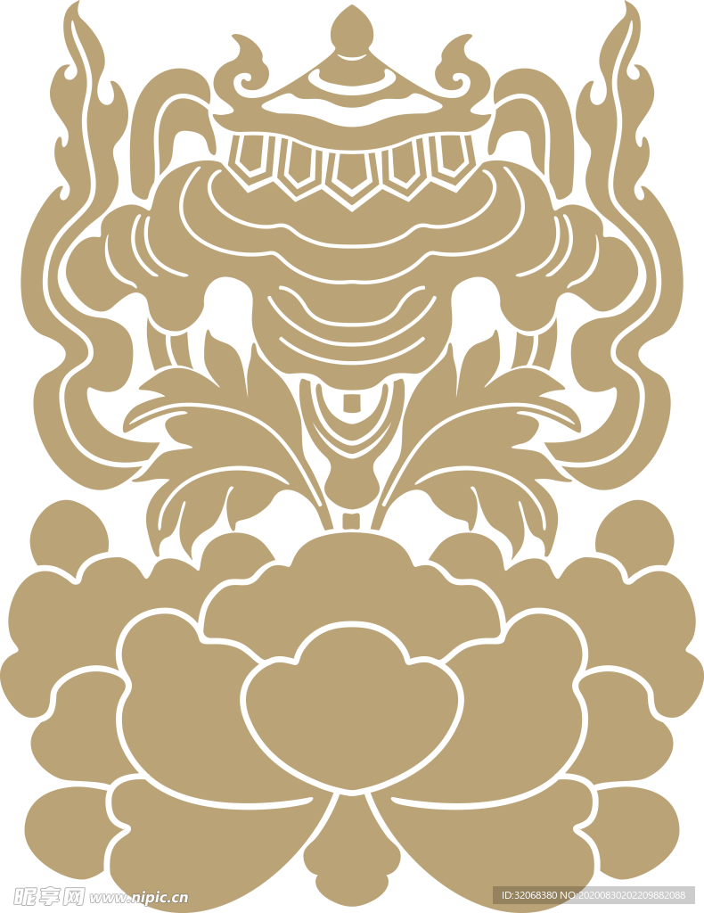 中式花纹纹理