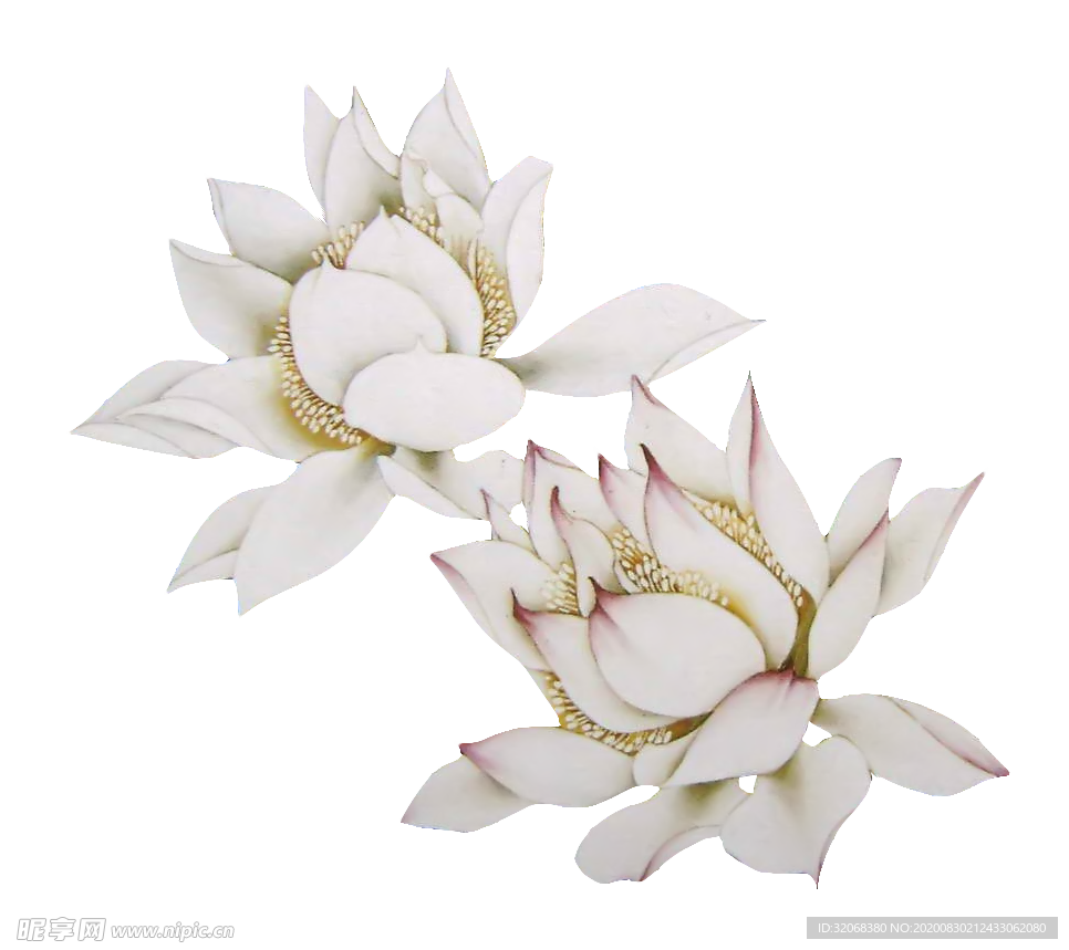 工笔花鸟背景墙装饰画