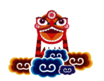 彩色祥云元素