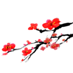 中国风水墨梅