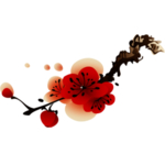 中国风水墨梅