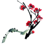中国风水墨梅