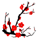 中国风水墨梅