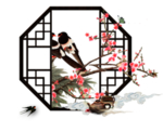 中国风水墨梅