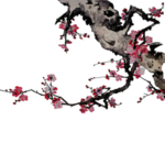 中国风水墨梅