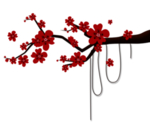 中国风水墨梅