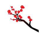 中国风水墨梅