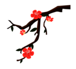 中国风水墨梅