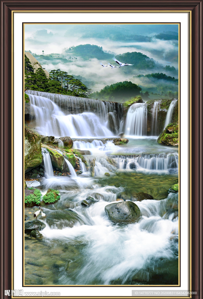 巨幅山水画