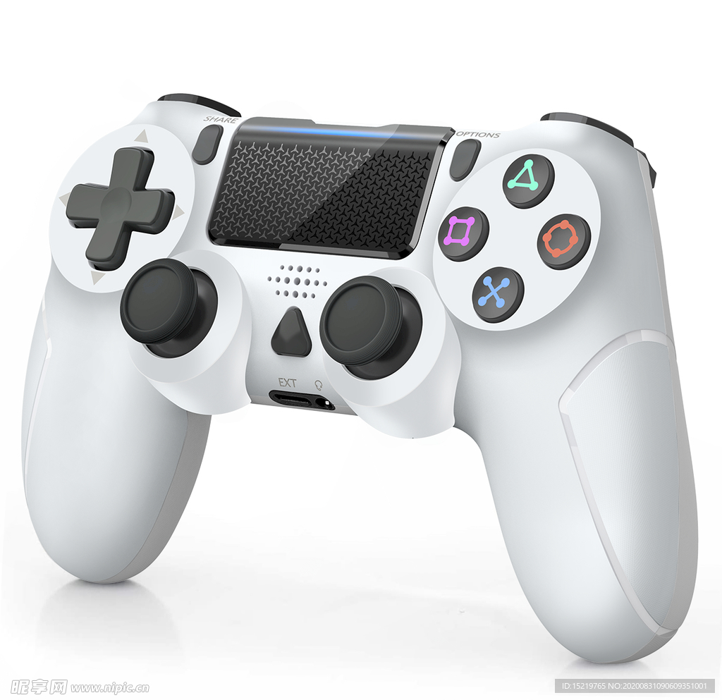 PS4 白色手柄主图