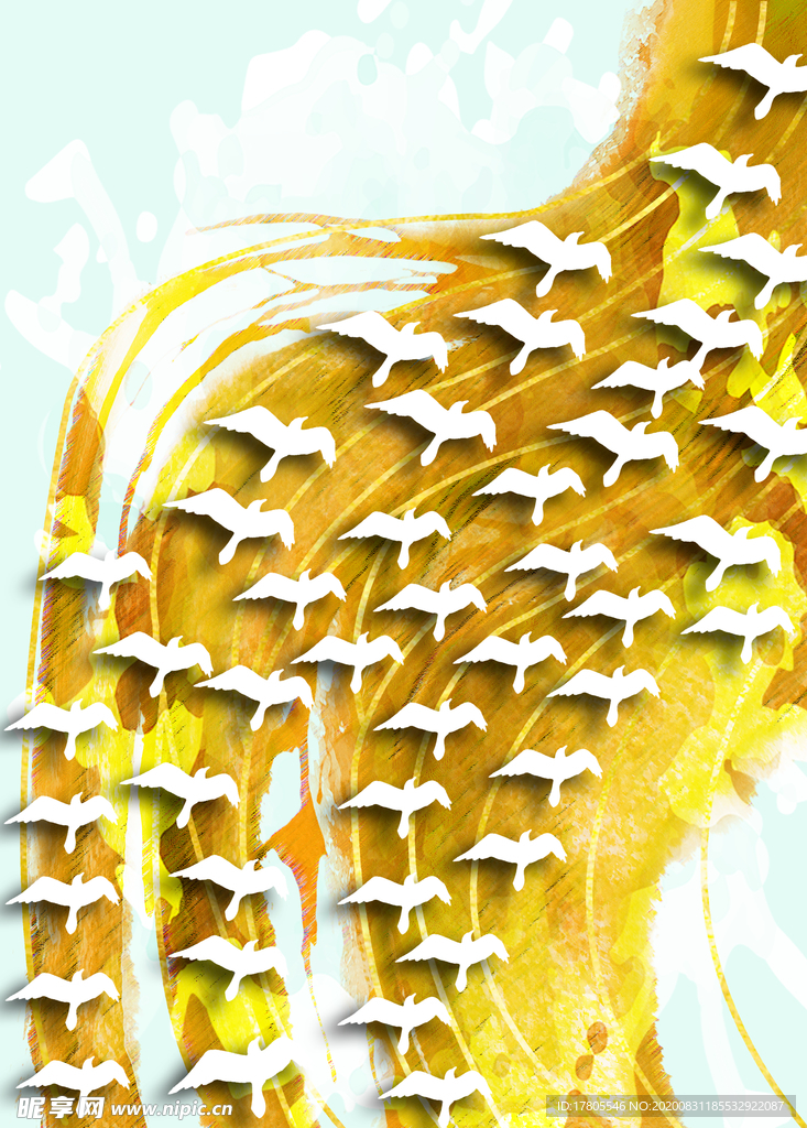 鸟背景素材 背景