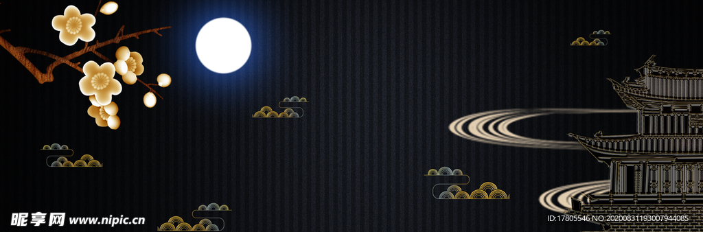 中式背景墙 中式背景素材 中式