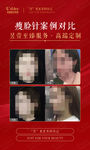 医美整形医院案例对比海报